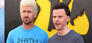 Ryan Gosling, Mikey Day reunite at 'Fall Guy' premiere dressed as Beavis and Butt-Head