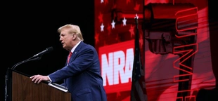 Trump accepts NRA endorsement, urges gun owners to turn out to vote