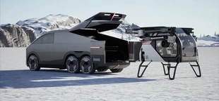 This crazy 2-in-1 electric vehicle comes equipped with 2-seat aircraft hidden inside