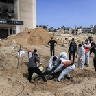 ‘This is a crime against humanity’: Gaza doctor on mass grave uncovered at hospital