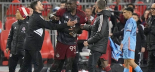 Brawl breaks out between MLS' Toronto FC and NYCFC following match in wild scene