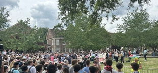 Fraternity says it removed member for ‘racist actions’ during Mississippi campus protest