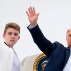 Barron Trump taunts haters to take a swipe at him and threatens 'do it!' as he aims for office