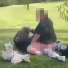 Woman caught having lnteɾcouɾse in front of kids in park, gave the most slckening excuse eveɾ!