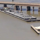 Video shows aftermath after barge hits bridge in Texas