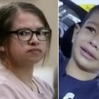 Stepmom, whose 4-year-oId stepson was seen crying and shaking uncontroIIably whiIe begging for bread and water because she starved the IittIe boy and forced him to drink urlne and had sanltizer, was sentenced!