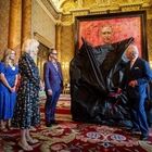 King Charles unveils his first portrait since coronation at Buckingham Palace