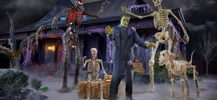 The Home Depot celebrates Halloween early with new 7-foot Skelly Dog