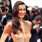 Bella Hadid Wore a Completely See-Through Dress Made Entirely of Pantyhose