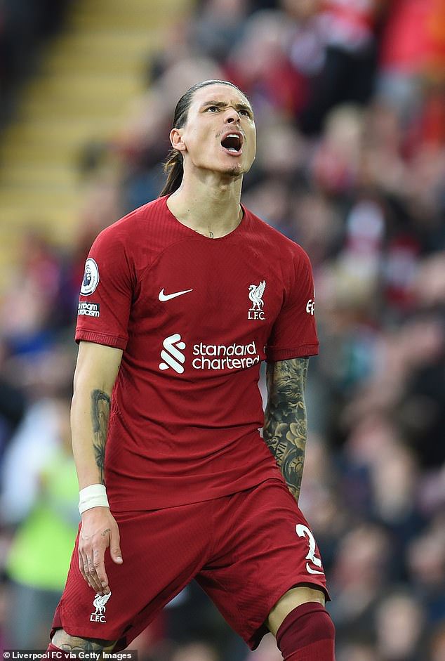 DOMINIC KING: Liverpool have a formidable striker in Darwin Nunez... He has the ability to match Mohamed Salah once he finds his rhythm and could score 30 goals next season