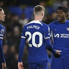 Mauricio Pochettino laments ‘sad situation’ after Chelsea players squabble over penalty during 6-0 win against Everton