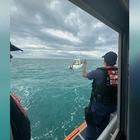 Family rescued by Coast Guard after boat captain struck by lightning off Florida’s coast