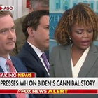 Fox’s Peter Doocy and Karine Jean Pierre Spar Over Biden’s ‘Cannibals’ Story: ‘We Should Not Makes Jokes About This’