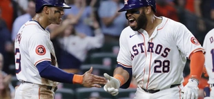 Singleton homers, Altuve adds 3 hits as Astros take series with 8-2 win over Guardians