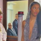 VIDEO: Security Guard Caught In 4K Risking It All As Angel Reese Walked Past Him At The WNBA Draft