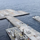 US military constructs hulking metal pier amid Biden's $320 million gamble to get aid into Gaza