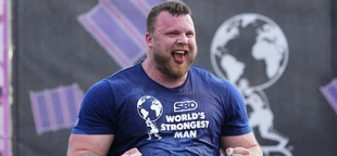 Tom Stoltman wins World's Strongest Man competition for third time in four years