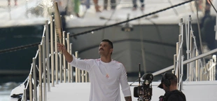 Torchbearers in Marseille kick off the Olympic flame’s journey across the country
