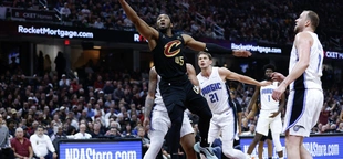 Mitchell scores 28, Mobley has huge block as Cavaliers hold off Banchero, Magic 104-103 in Game 5