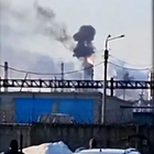 Video appears to show Ukrainian drone strike on Russian oil refinery
