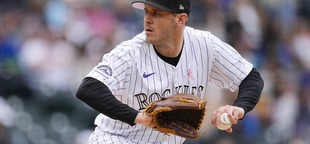 Blach’s solid outing, Tovar’s homer lift Rockies past Rangers 3-1 to complete series sweep