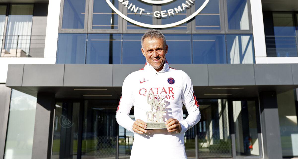 Luis Enrique élu entraîneur de l'année au palmarès du Onze d'Or 2026