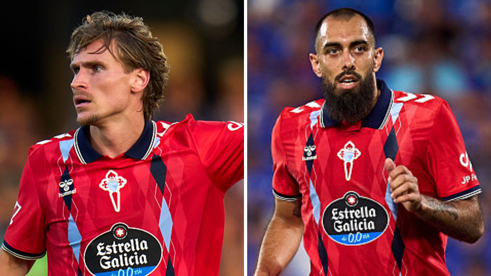 Carl Starfelt and Borja Iglesias