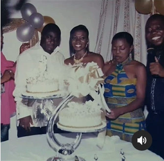 Beautiful throwback wedding photos of Stacy Amoateng and Okyame Quophi keeps trending