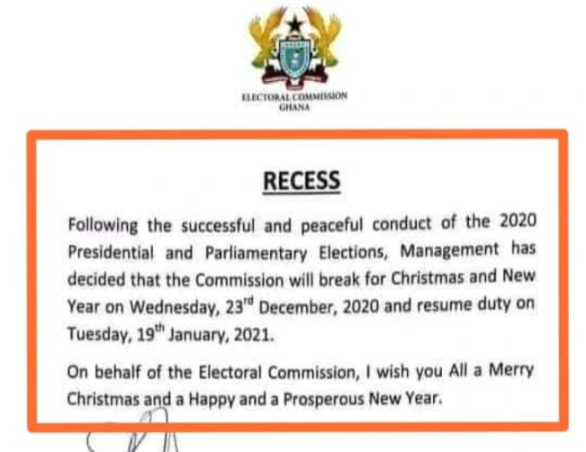 006f8a867fd3585c845458b16eb61d0d?quality=uhq&format=webp&resize=720 BREAKING: Electoral Commission Announces Going On Leave; Sparks Another Controversy -[ISSUED LETTER]