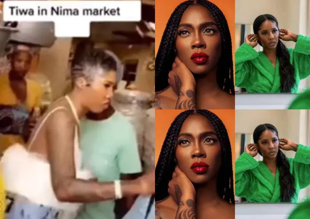 Fans Can’t Believe Their Eyes as Tiwa Savage Was Spotted At Local Market [Video]