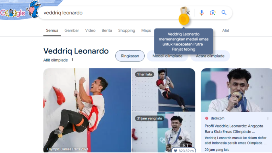 Tangkapan layar mesin pencarian Google (Google)
