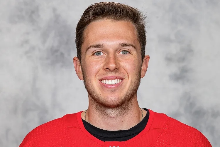  Sean Romeo #68 of the Detroit Red Wings poses for his official headshot for the 2019-2020 season at Center Ice Arena on September 12, 2019 in Traverse City, Michigan. 