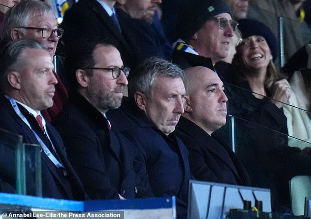 Director of football Jason Wilcox (third from left) has elected to fix the defence next summer