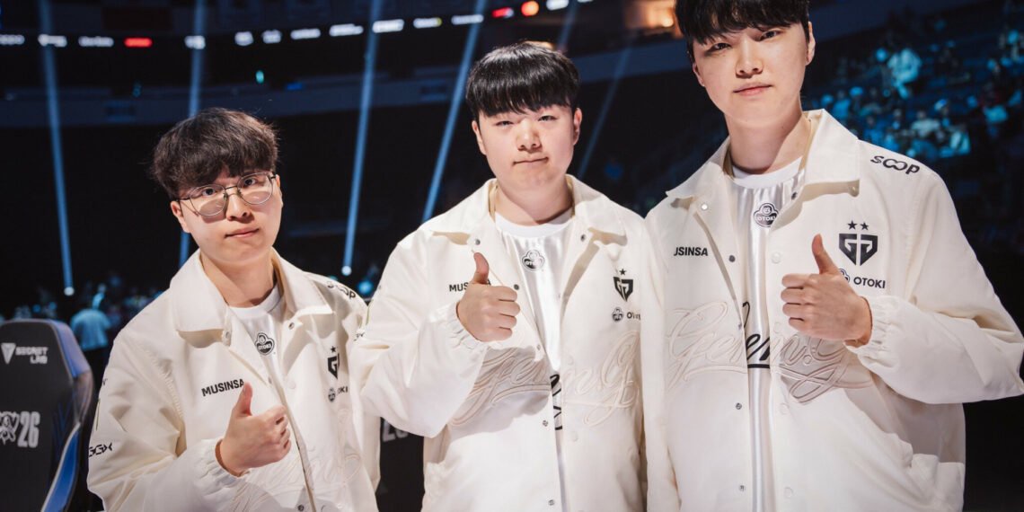 Worlds 2026 : Dplus KIA et Gen.G en quarts, G2 au bord de l’élimination