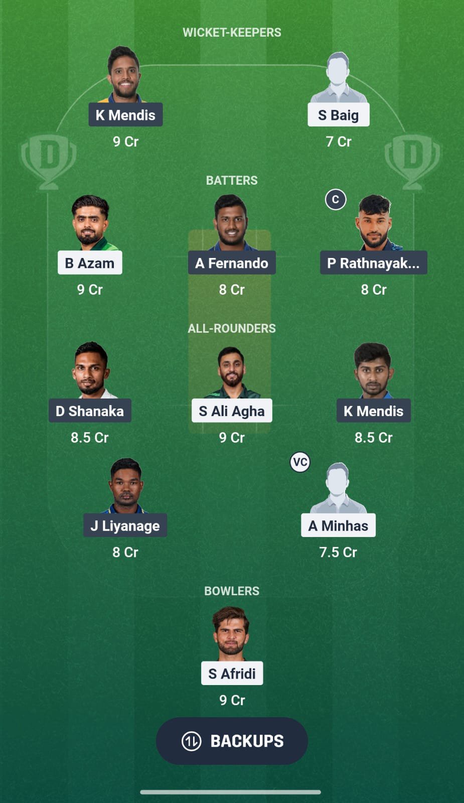 PAK Vs SL