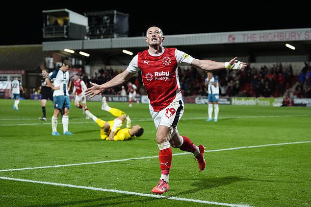Ronan Coughlan scored for Fleetwood (Nick Potts/PA)
