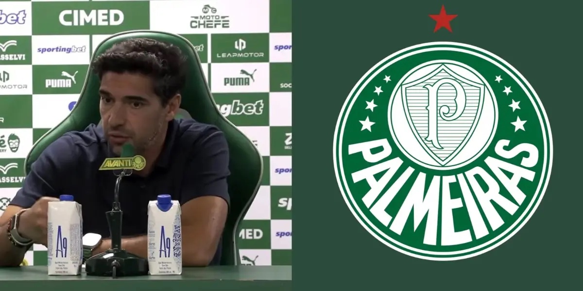 Abel Ferreira durante coletiva do Palmeiras(Foto_ YouTube Palmeiras TV )
