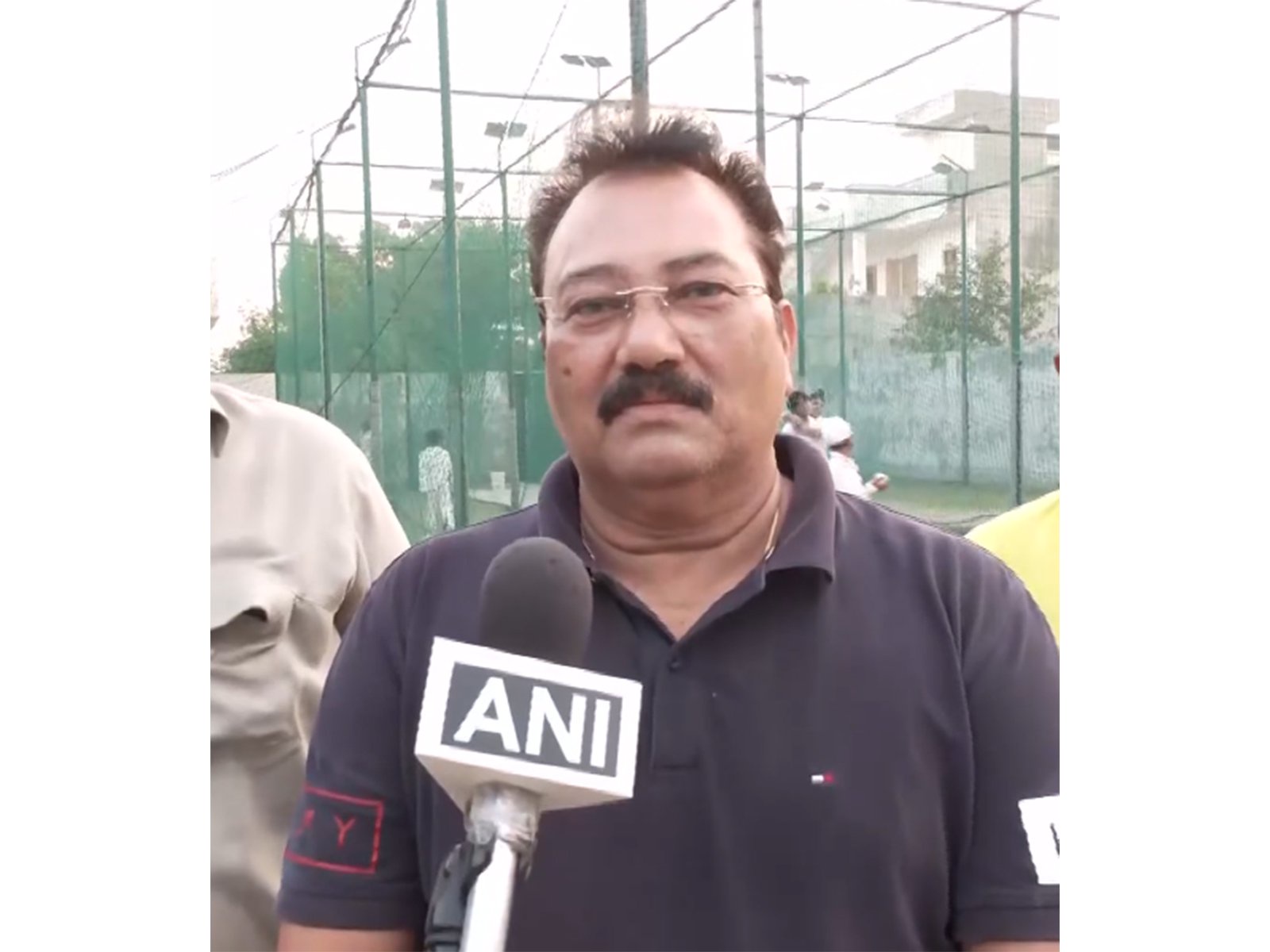 Abhishek Sharma's father, Rajkumar Sharma (Photo: ANI)