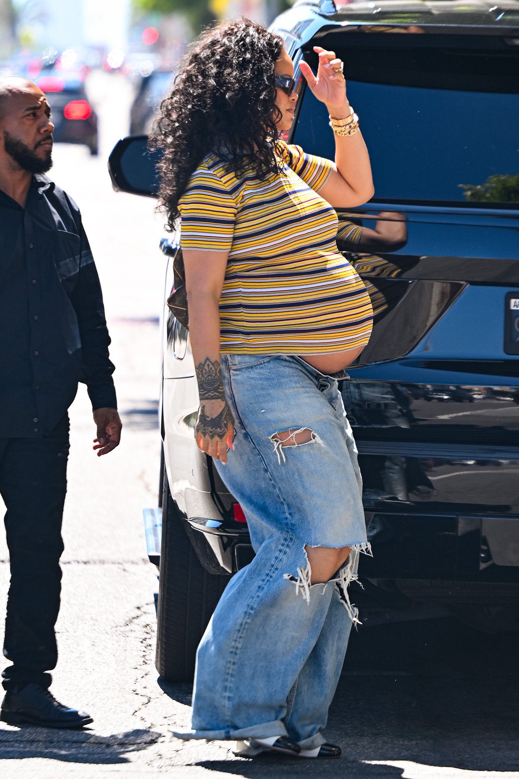 Rihanna in Los Angeles.