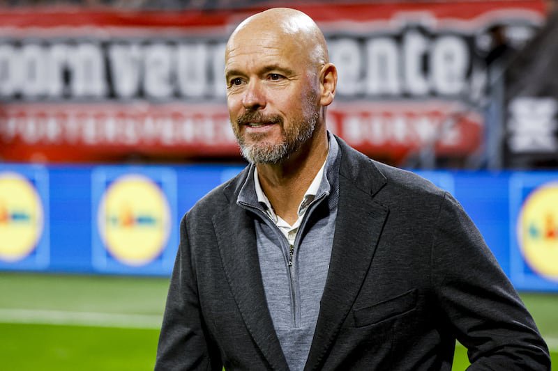 FC Twente technical director Erik ten Hag ahead of the Uefa Conference League match between FC Twente and FC Thun. Photograph: ANP via Getty Images