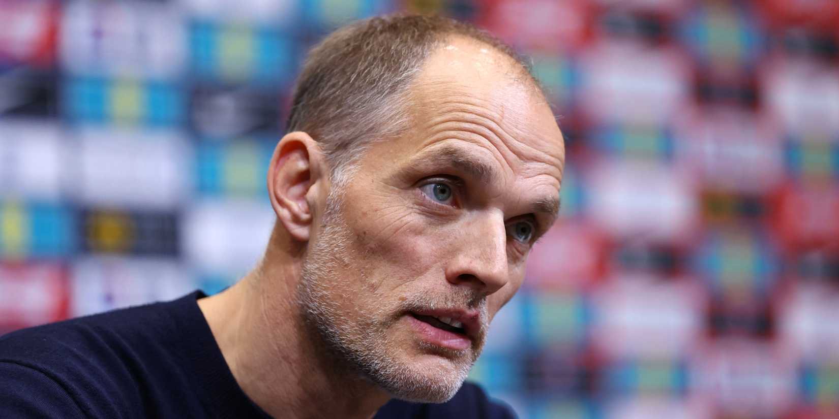 Thomas Tuchel in an England press conference