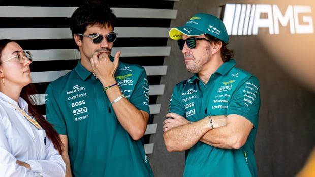 It has been a miserable season for Stroll and Alonso at Aston Martin / Credit: Imago