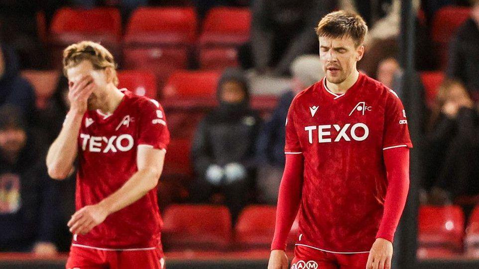 Aberdeen lost 1-0 at home to Falkirk on Wednesday