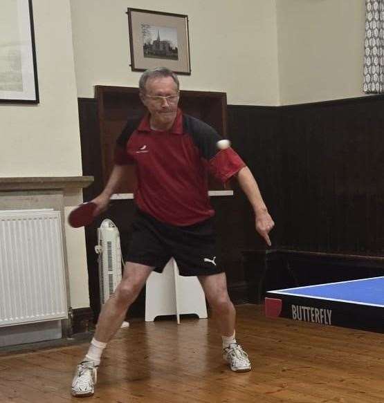 Richard Henry (Tallington Bulls) in action against Bourne A.