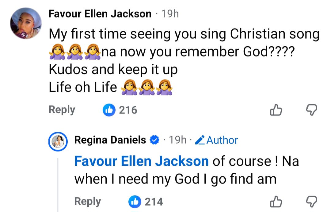 Actress Regina Daniels takes time to respond to critics shaming her over her failed marriage