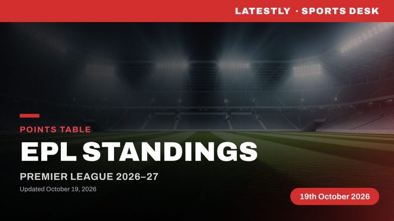Premier League 2026-27 Points Table Updated: Manchester City Occupy Top Spot; Arsenal Close 2nd