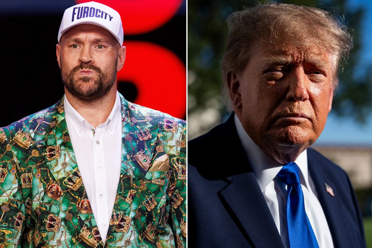 Tyson Fury has asked US President Donald Trump to walk him to the ring for his fight with Anthony Joshua