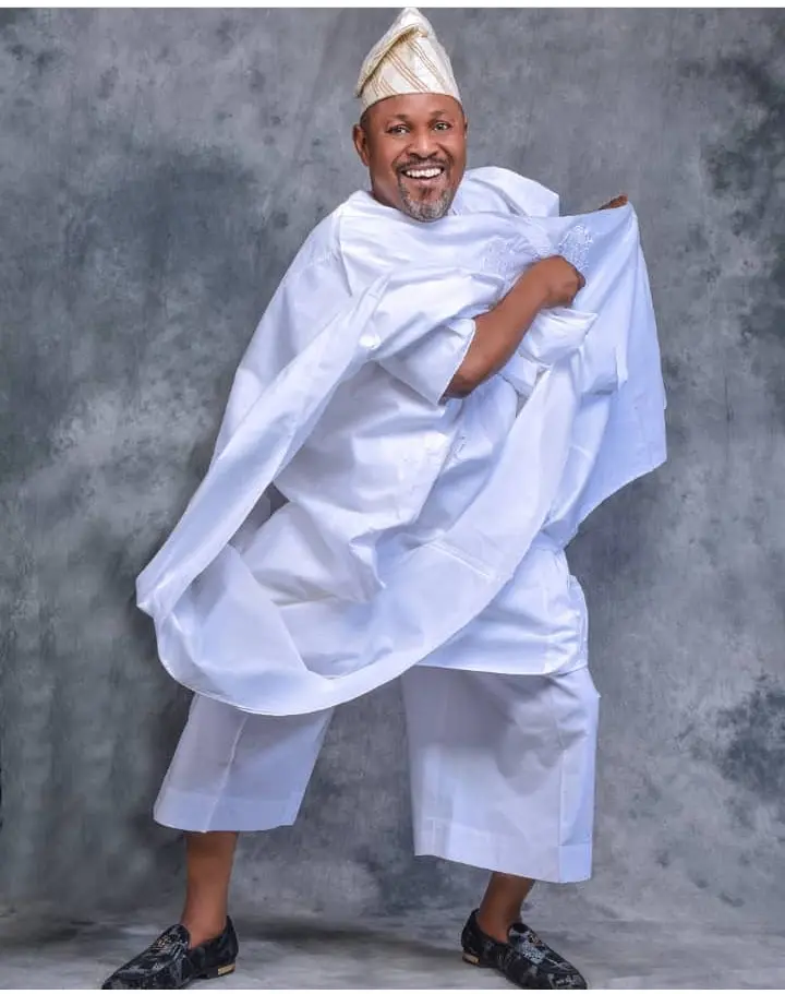 Actor Saheed Balogun Spends Time With His Children (Photo)