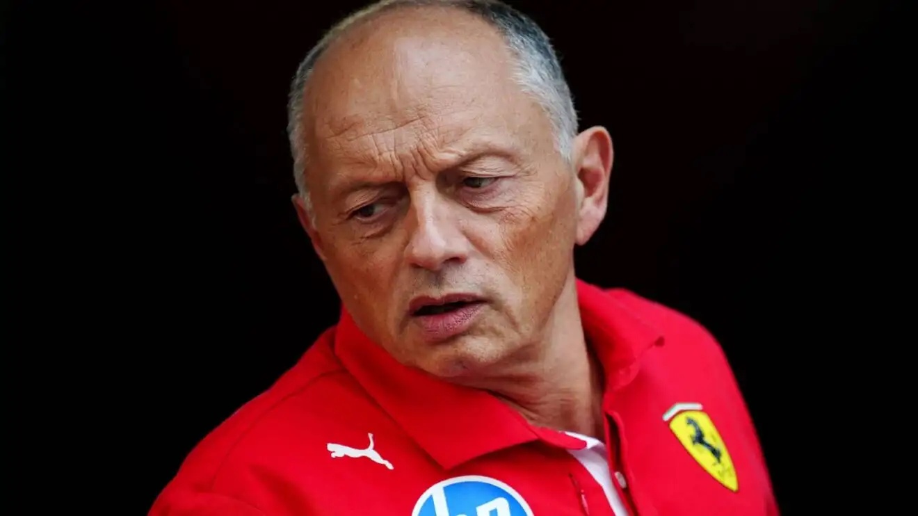 Ferrari's Fred Vasseur at the 2026 United States Grand Prix.