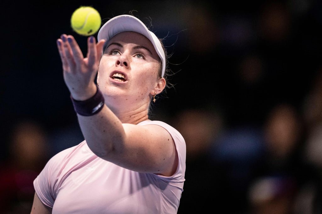Australia’s Talia Gibson took the first set against Alexandra Eala. Photo: AFP